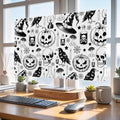 Scary Halloween Witch Hat Pumpkin Indoor TV Cover, Elastic TV Screen Protector by Unknown