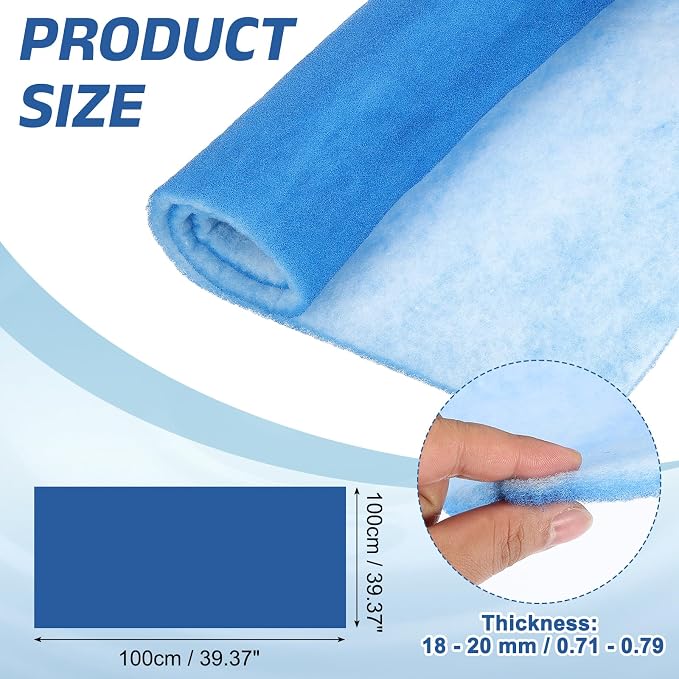 PATIKIL Air Vent Filter 39" x 39", Cut to Size Floor Vent Filter Media Washable - Image 2
