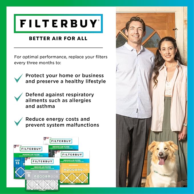 Filterbuy 18x30x1 Air Filter MERV 11 Superior Pet & Allergy Defense, - Image 7