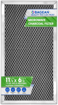 Microwave Charcoal Filter 11.15" x 6.10" by Bagean