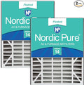 Nordic Pure 20x25x5 Air Bear Replacement 266649-102 MERV 14 Air Filters 2 Pack by NordicPure
