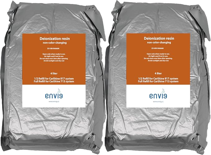 Envig Mixed Bed Deionization Non-Color-Changing DI Resin Filter Cartridge Refill by Envig