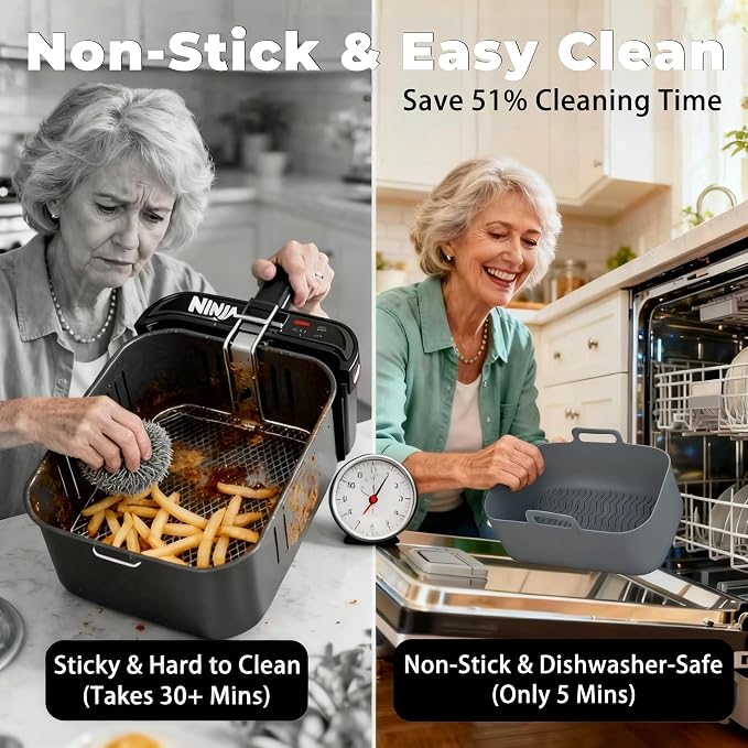 Silicone Air Fryer Liners for Ninja - Image 4