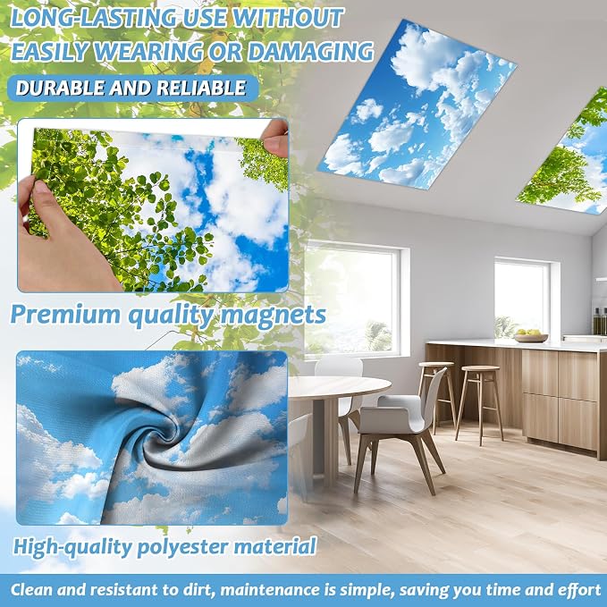 8 Pcs Fluorescent Light Covers - Image 3