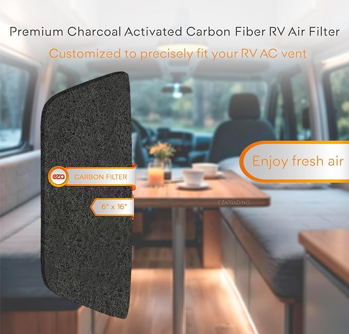 RV Premium Charcoal Activated Carbon Fiber Air Conditioner Filter - Image 3