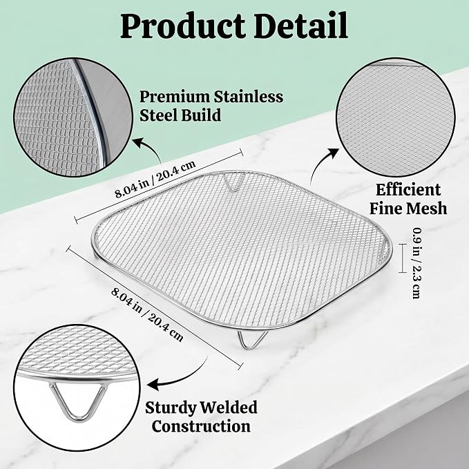 Stainless Steel Racks with Small Mesh grid - Image 6