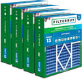 Filterbuy 20x25x5 Air Filter MERV 13 Optimal Smoke & Allergy Defense, Pleated by Filterbuy