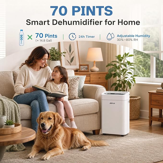 AIRPLUS 4500 Sq. Ft Dehumidifier - Image 2