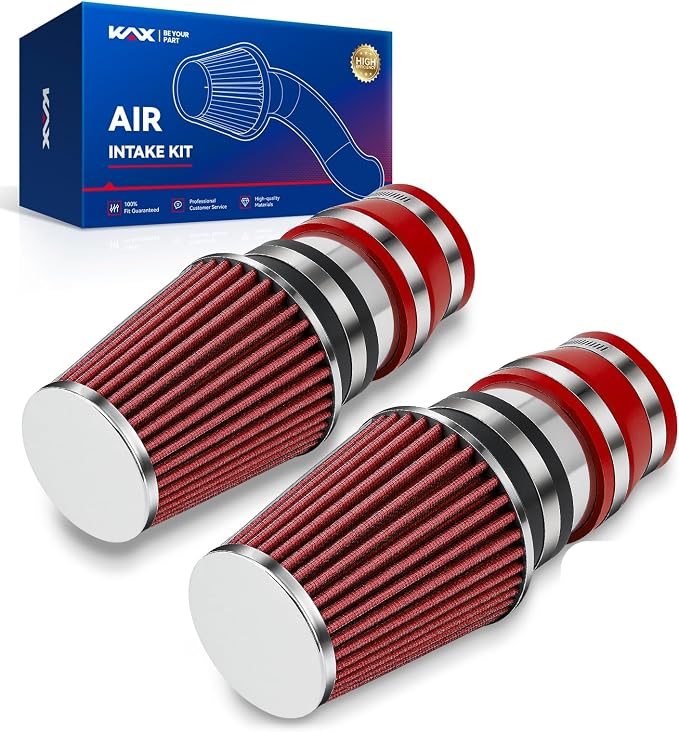 KAX 3.5 inch Cold Air Intake System Kit Compatible by KAX