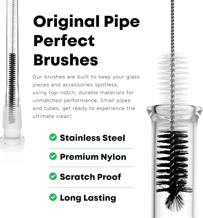 Pipe Perfect Original Cleaning Brush Set – Multi-Size Detail Brushes - Image 2
