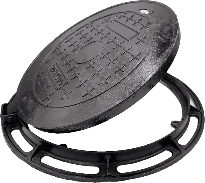 16 In Cast Iron Manhole Cover and Frame by MOSINSBO