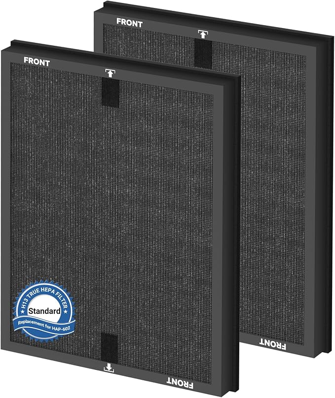 2 Pack HAP602 Replacement Filter by Sinnya