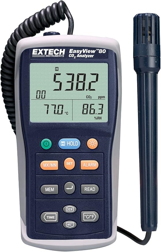Extech EA80 EasyView Indoor Air Quality Meter and Datalogger by Extech