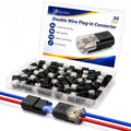 30 PCS Quick Connect Wire Connectors, No Wire Stripping by Daximo