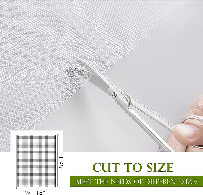 RYB HOME Outdoor Mosquito Net for Porch/Patio/Canopy/Gazebo - Image 6