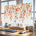 Autumn Leaves Orange Watercolor Indoor TV Cover, Elastic TV Screen Protector by Unknown