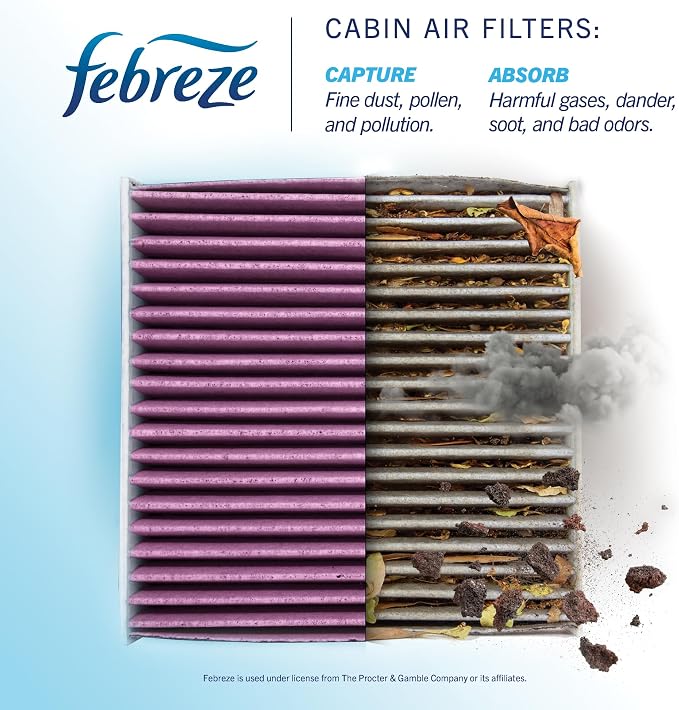Febreze Odor Control Cabin Air Filter by PUREFLOW RZ18091 Fits 2017-2020 - Image 4
