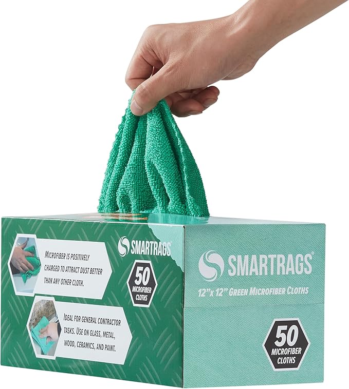 Arkwright Smart Rags Microfiber Cleaning Cloths Bulk, Case of 400, Lint Free - Image 3