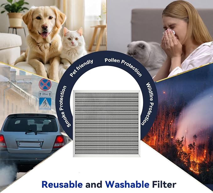 12x24x1 Reusable Air Filter, Electrostatic, Washable Lasts a Lifetime, Breathe - Image 7