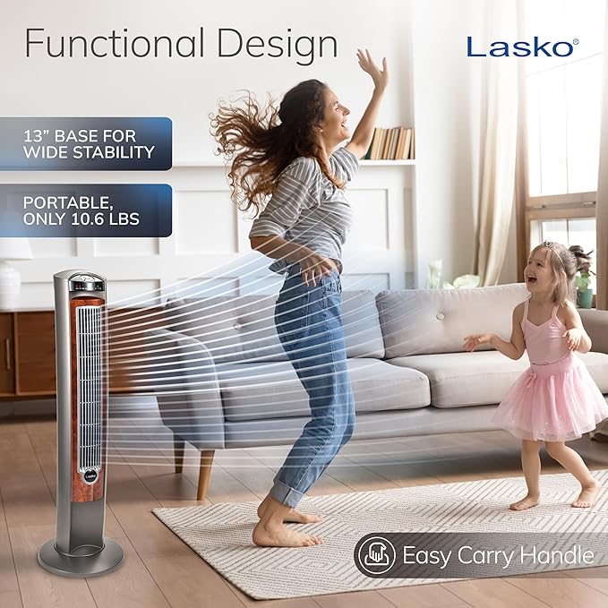 Lasko Oscillating Tower Fan - Image 6