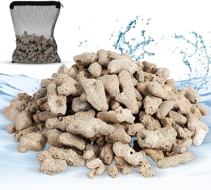 Veemoon Aquarium Coral Filter Fish Tank Natural Crushed Coral Media Substrate by Veemoon