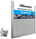 UBeesize 24x30x1 Air Filter – Fits 24x30x1 Slots, Actual Size: 23.78x29.84x0.8" by UBeesize