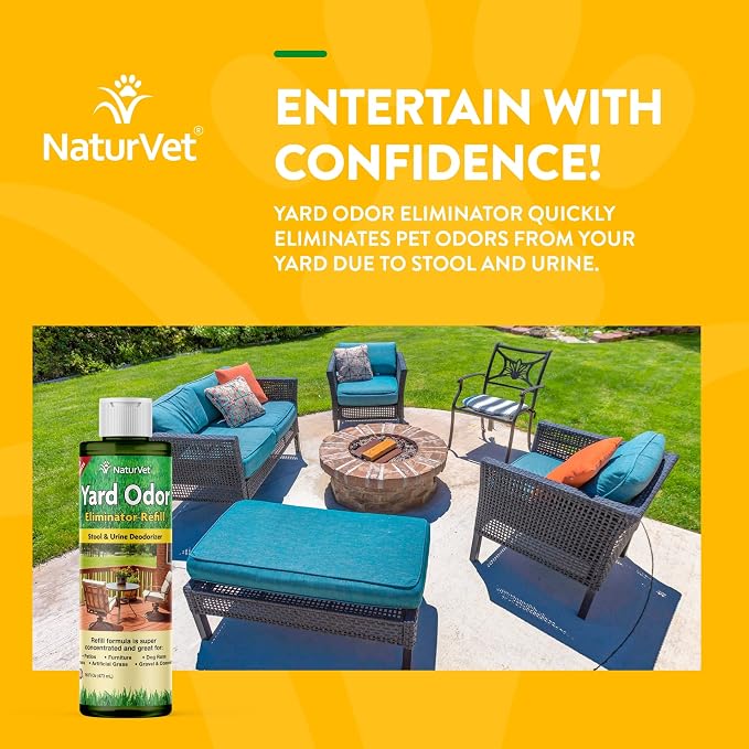 NaturVet – Yard Odor Eliminator | Eliminate Stool and Urine Odors from Lawn and - Image 3