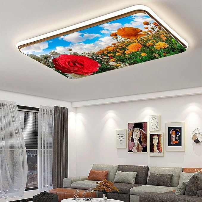 2 Pack Blooming flowers Fluorescent Light Cover - Image 5