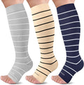 LEVSOX Open Toe Compression Socks by Levsox