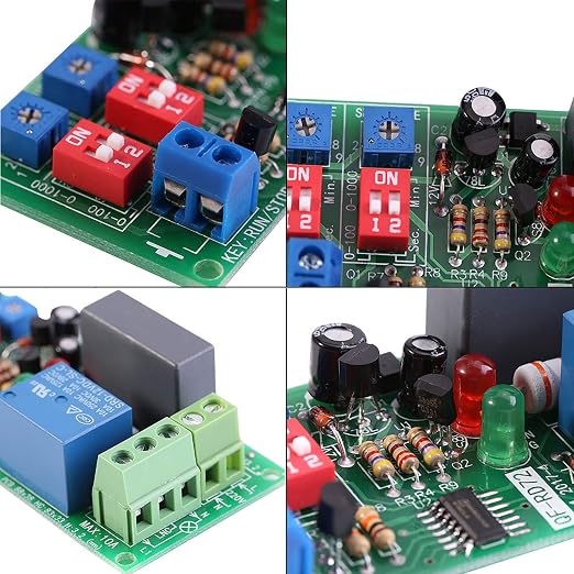 Timer Relay Module, AC100V-250V, Infinite Cycle Timer Delay On/Off Switch - Image 5