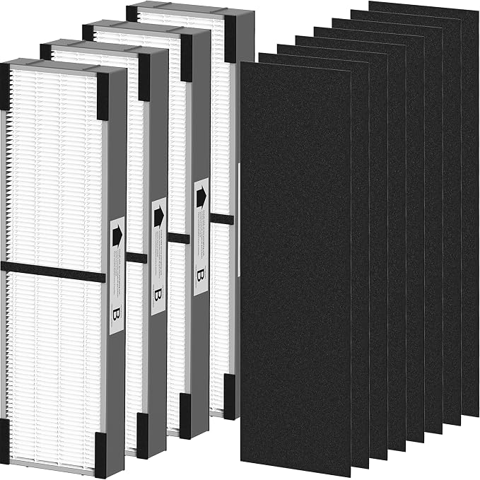 4 Pack FLT4825SM Filter B Smoke Clear Replacement by PETOX