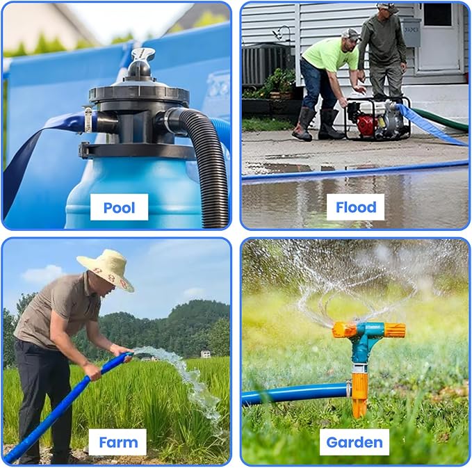 Poolvio Backwash Hose 2" x 50 ft, Tear-Resistant & Leak-Free - Image 8