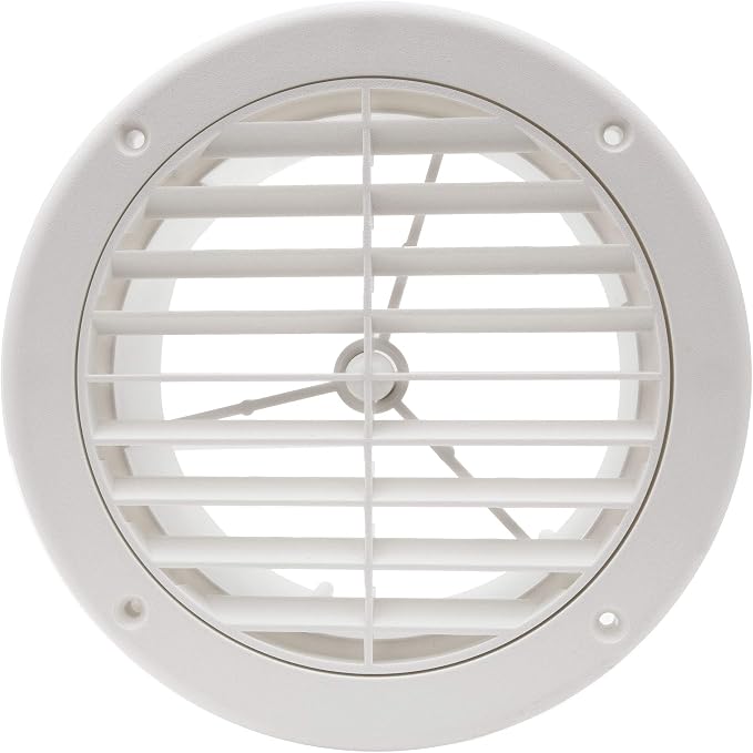 RecPro RV AC Vent 5" Side Vent | Optional Charcoal Filter | White | Camper AC - Image 5