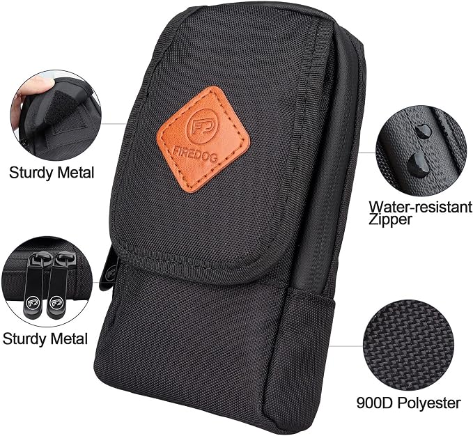 FIREDOG Smell Proof Bag, Odor Proof Pouch Dog Tested Mini Stash Crossbody Bags - Image 2