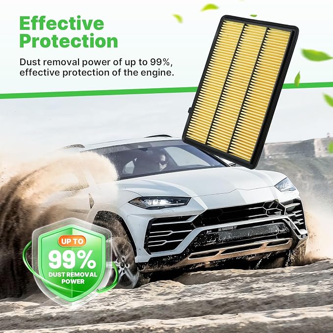 2PCS Engine Air Filter Fit for Infiniti QX50 2019-2025, QX55 2022 2023 2024 - Image 5