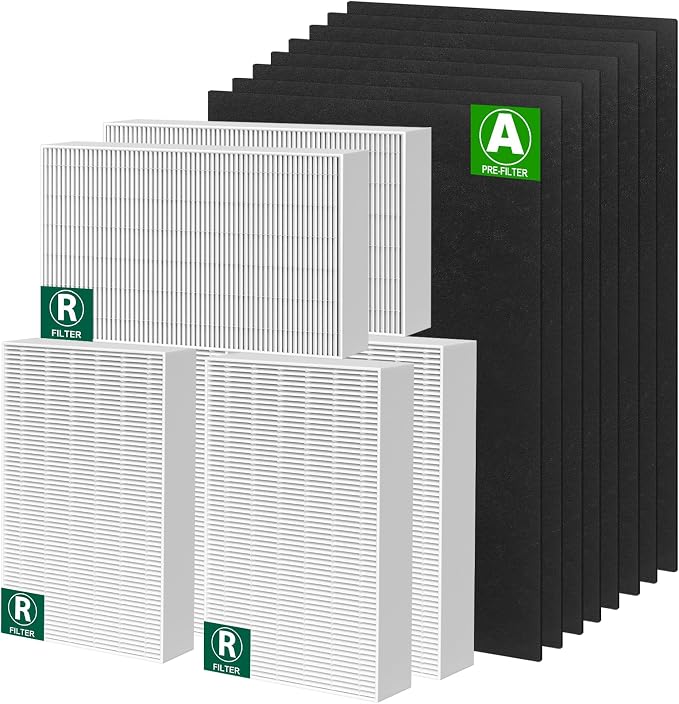 6 Pack HPA300 HEPA Filter Replacement R by Musslan
