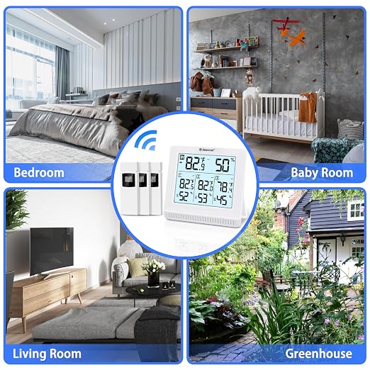 Geevon Indoor Outdoor Thermometer Wireless - Image 9