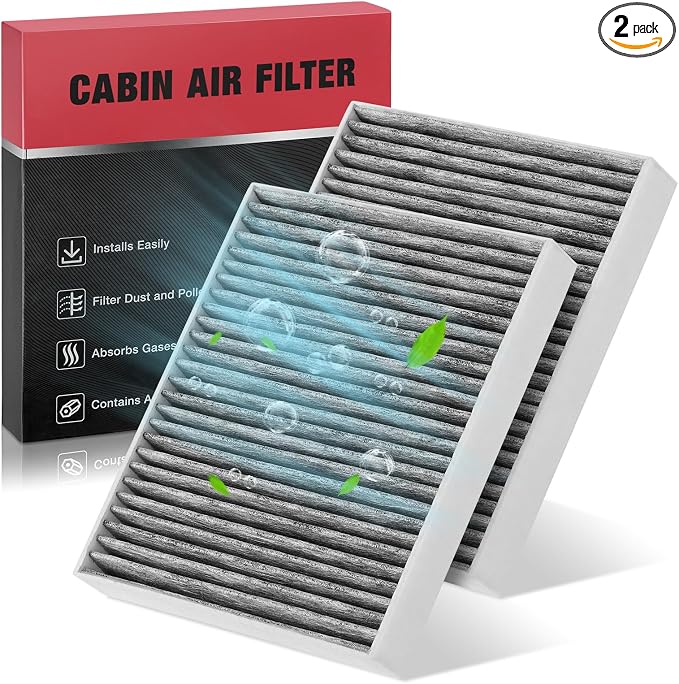 BDFHYK 2PC CF12157 Cabin Air Filter by BDFHYK