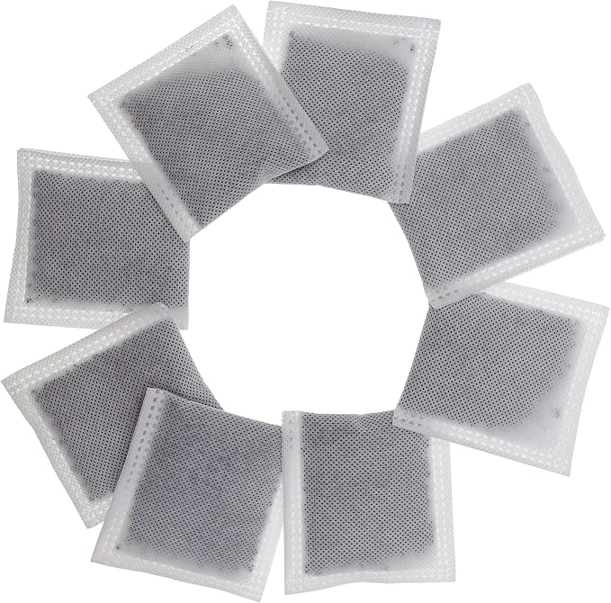 8 Pack Compact Activated Charcoal Odor Absorbing Filter Refill Deodorizer - Image 4