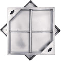 28x28 Invisible Stainless Steel Manhole Cover and Frame by ChannelDrainGrateManholeCover