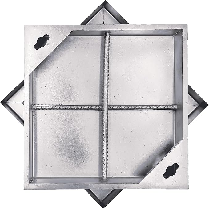 28x28 Invisible Stainless Steel Manhole Cover and Frame by ChannelDrainGrateManholeCover