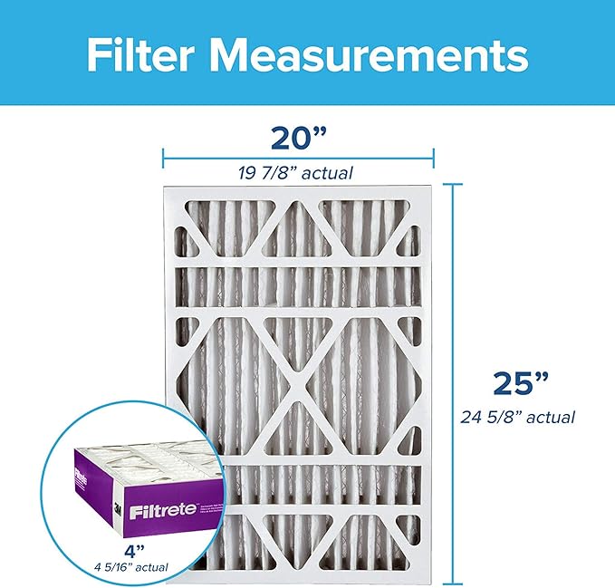 Filtrete 20x25x4, AC Furnace Air Filter, MPR 1550 DP, Healthy Living Ultra - Image 2