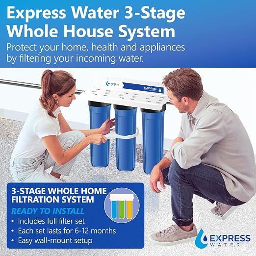 Express Water Whole House Water Filter System | ESSENTIAL | 3 Stage Whole Home - Image 2