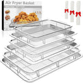 Air Fryer Basket for Oven, 3 Set Stainless Steel Oven Air Fryer Basket and Tray by YEPATER