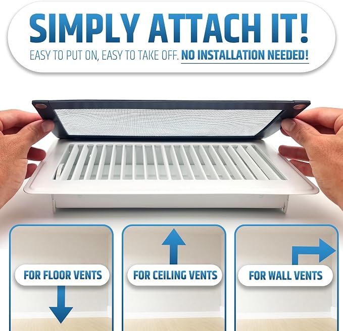 Powerful Magnetic Vent Screen Mesh Covers That Will Never Move or Fall - Image 4