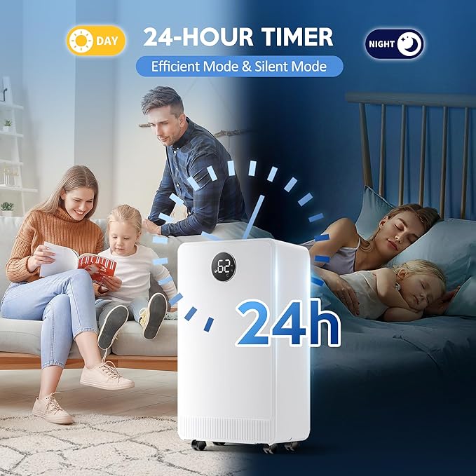 2500 Sq.Ft Dehumidifier with Drain Hose - Image 4