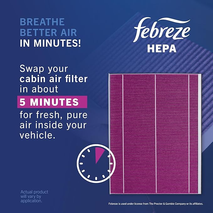 Febreze Odor Control HEPA Cabin Air Filter by PUREFLOW RZ18096H Fits 2016-2020 - Image 6