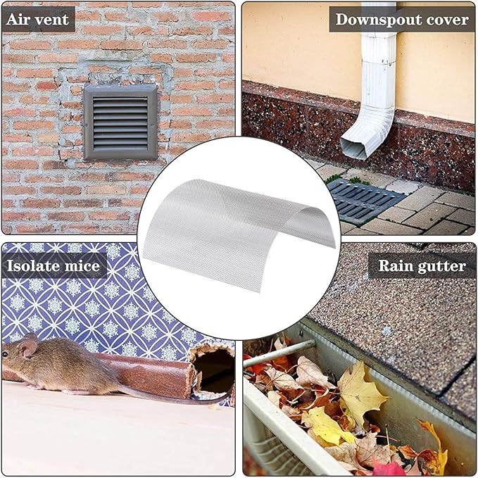 Stainless Steel Woven Wire Mesh Stainless Steel Woven Wire Mesh 14 Mesh Rodent - Image 3