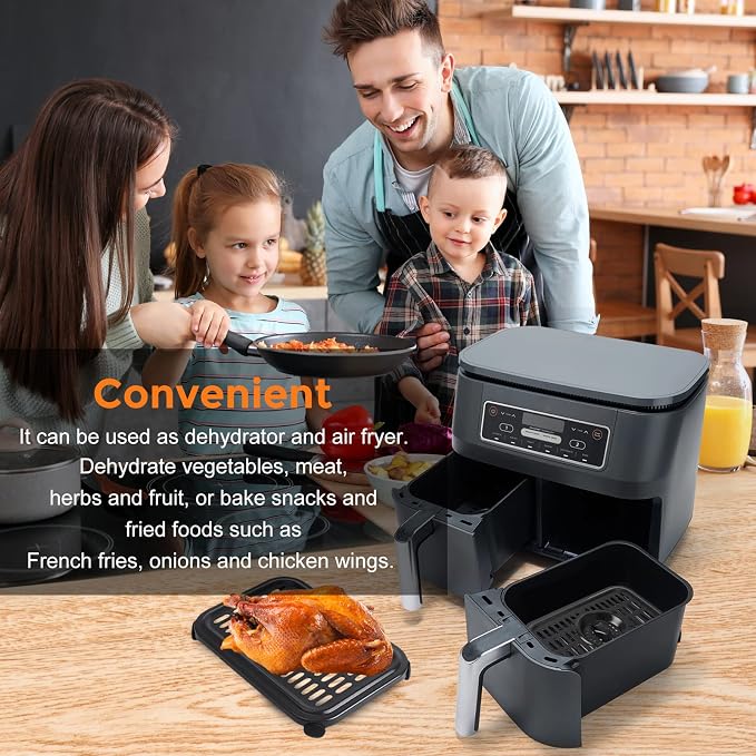 Air Fryer Replacement Parts for Ninja Foodi DualZone Air Fryers, Dishwasher Safe - Image 7