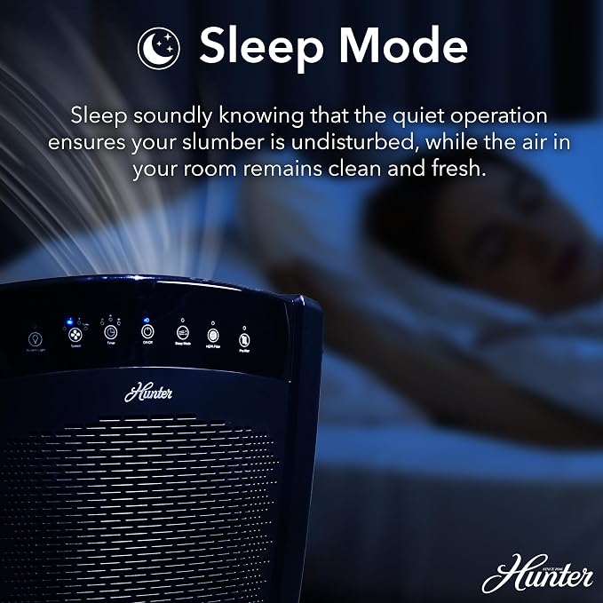 Hunter HP800 Air Purifiers for Home Large Room and Bedroom. True HEPA Air - Image 7